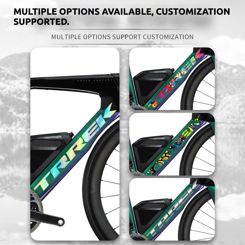 Trek Speed Concept Frame Decal Sticker Kit – Logo Color Change Overlay for Trek Triathlon TT Bike