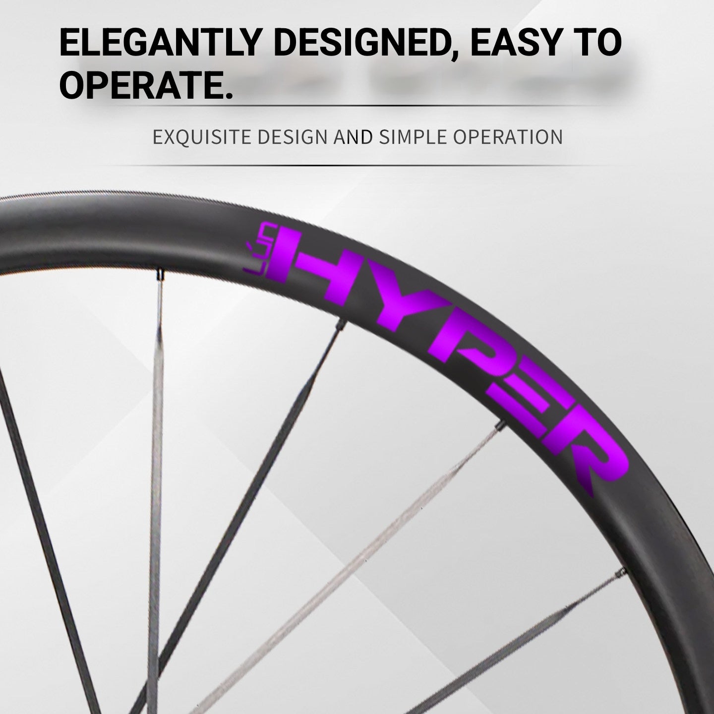 Infinity Logo Decals for Lún HYPER 3 D33 Gen 3 Wheelset | Waterproof Rim Overlay Stickers（Complete Decal Set for Two Wheels + Spare Decals Included）