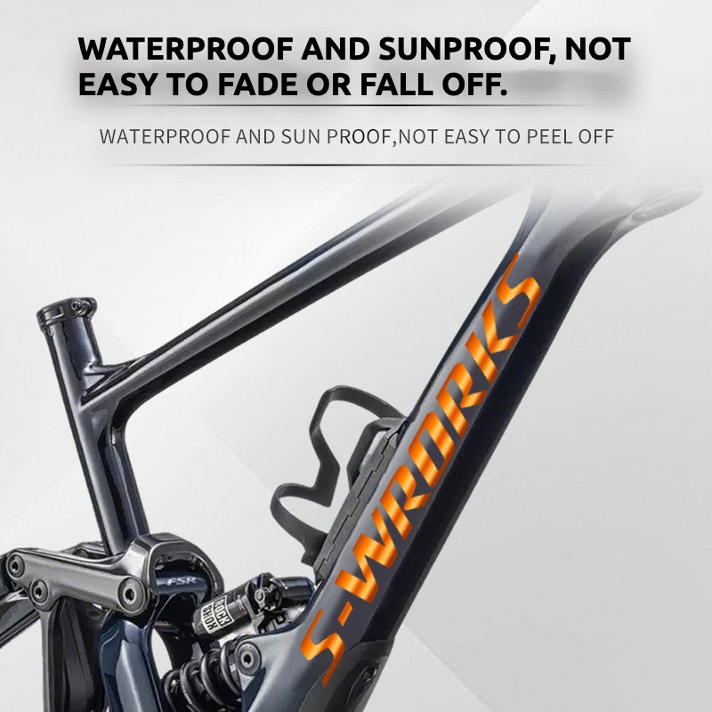 Specialized S-Works Enduro Frame Logo Cover Decal Sticker | Waterproof Custom MTB Frame Decal
