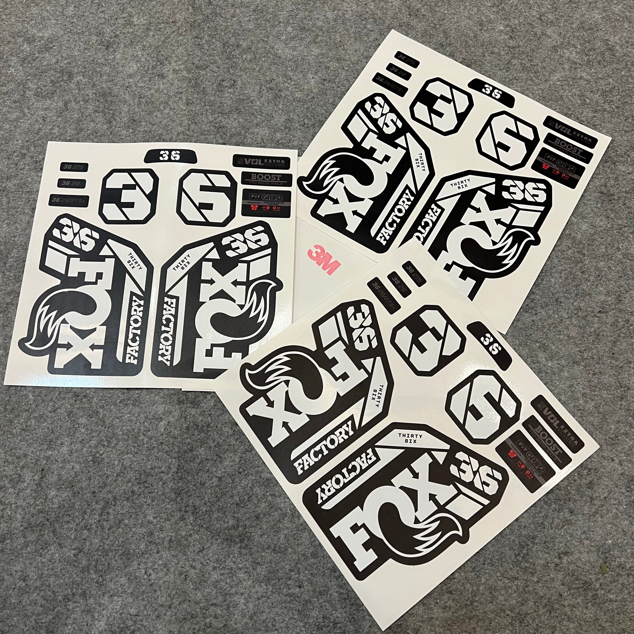 2021–2024 FOX 36 FACTORY Fork Decal Kit | Waterproof MTB