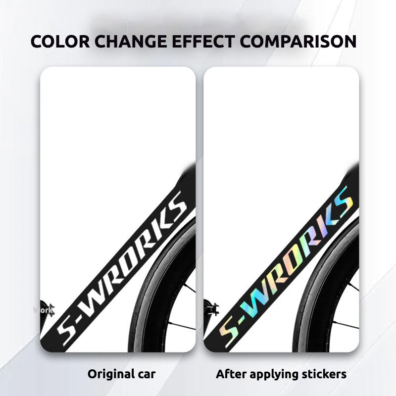 Specialized S-Works SL7 Frame Logo Color Change Decal Sticker | Waterproof Custom Road Bike Frame Decal
