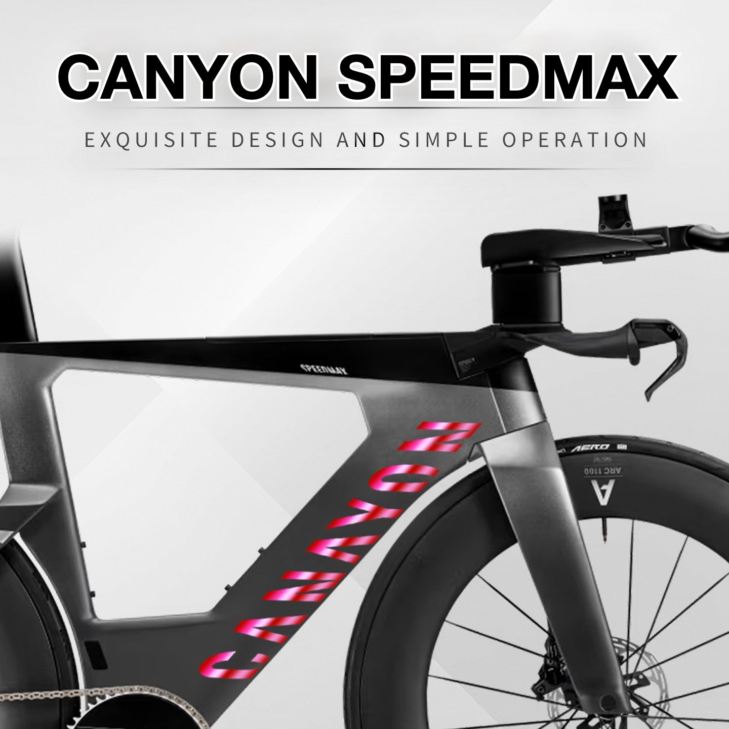 Canyon Speedermax Frame Decal Sticker Kit – Logo Cover & Color Change