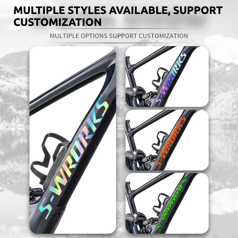 Specialized S-Works Enduro Frame Logo Cover Decal Sticker | Waterproof Custom MTB Frame Decal