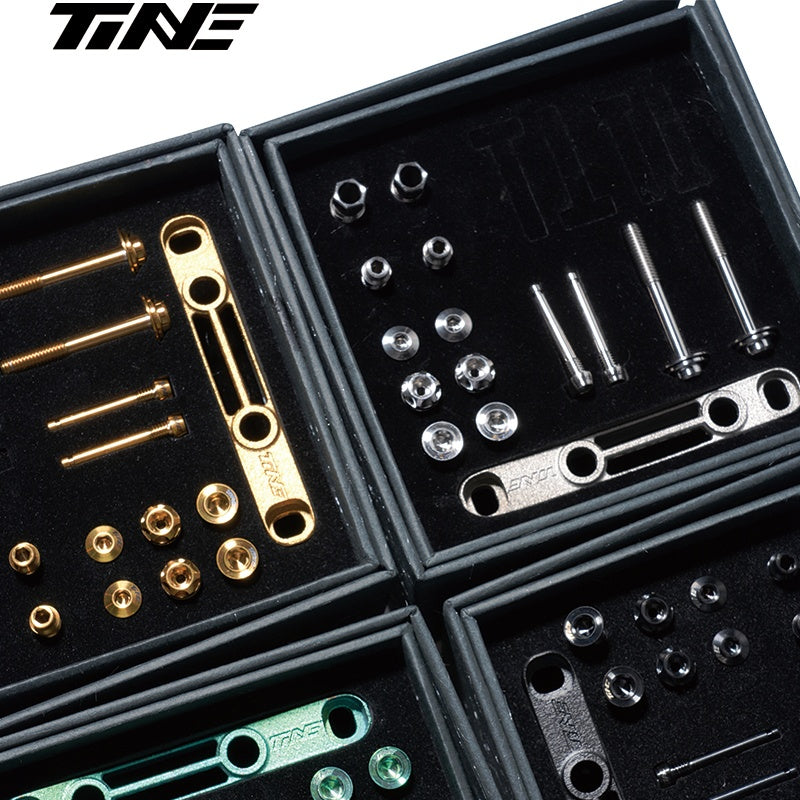TiNE Ultra-Lightweight Titanium Bolt Kit for Shimano Dura-Ace 9270 / Ultegra 8170 / 105 7170 – Multiple Colors