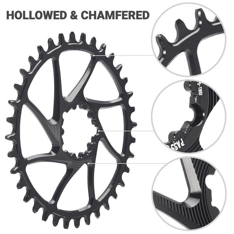 PASS QUEST SRAM 3-Bolt Direct-Mount Narrow-Wide Chainring | GXP DUB | 3mm / 6mm Offset