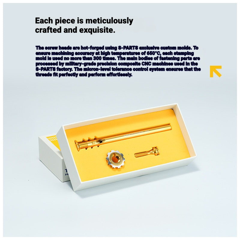 Titanium Headset Compression Plug Kit for Colnago Y1RS | Fork Compression Assembly XS S M L