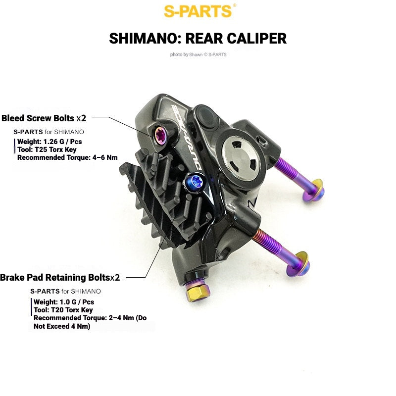 Shimano Dura-Ace R9270 Titanium Disc Brake Bolt Kit
