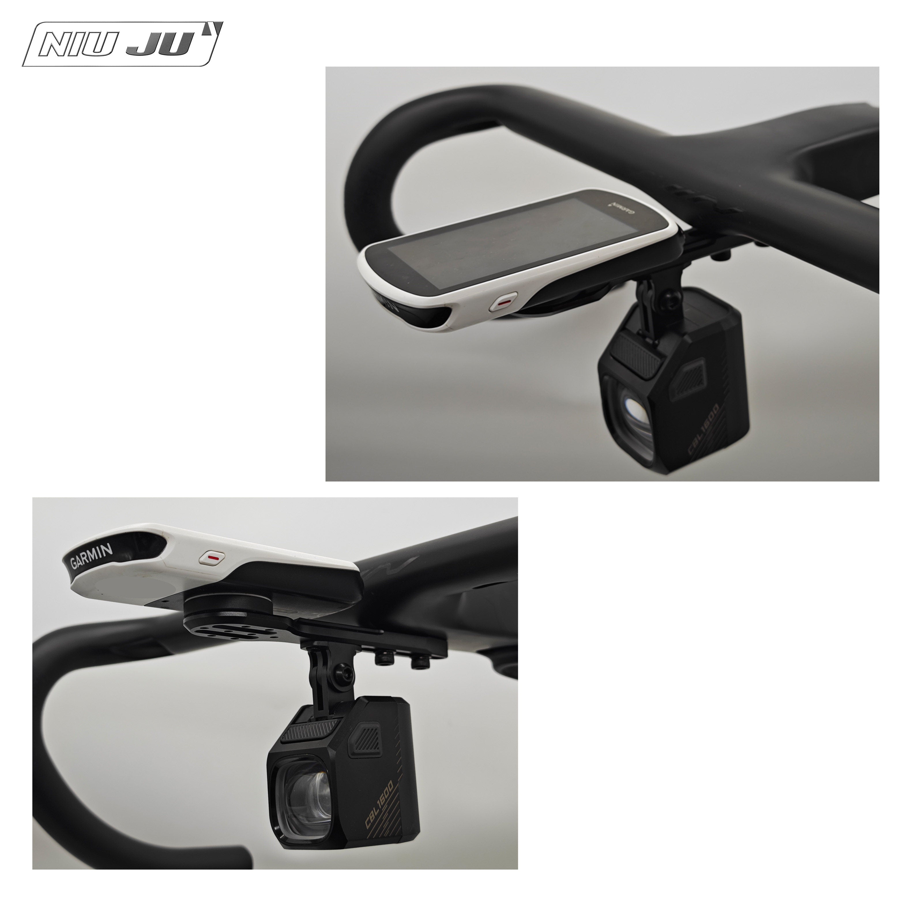 NIUJU Computer Mount for XDS / PARDUS / X-LAB Integrated Handlebar | Garmin Wahoo Extension Mount