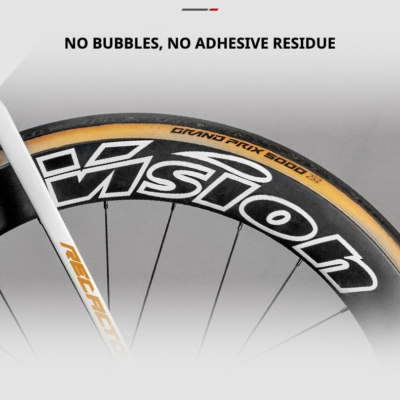 VISION METRON SL60 / SL45 Rim Decal Kit – 1-Wheel Set + 1 Spare Strip (Order 2 for Full Bike)