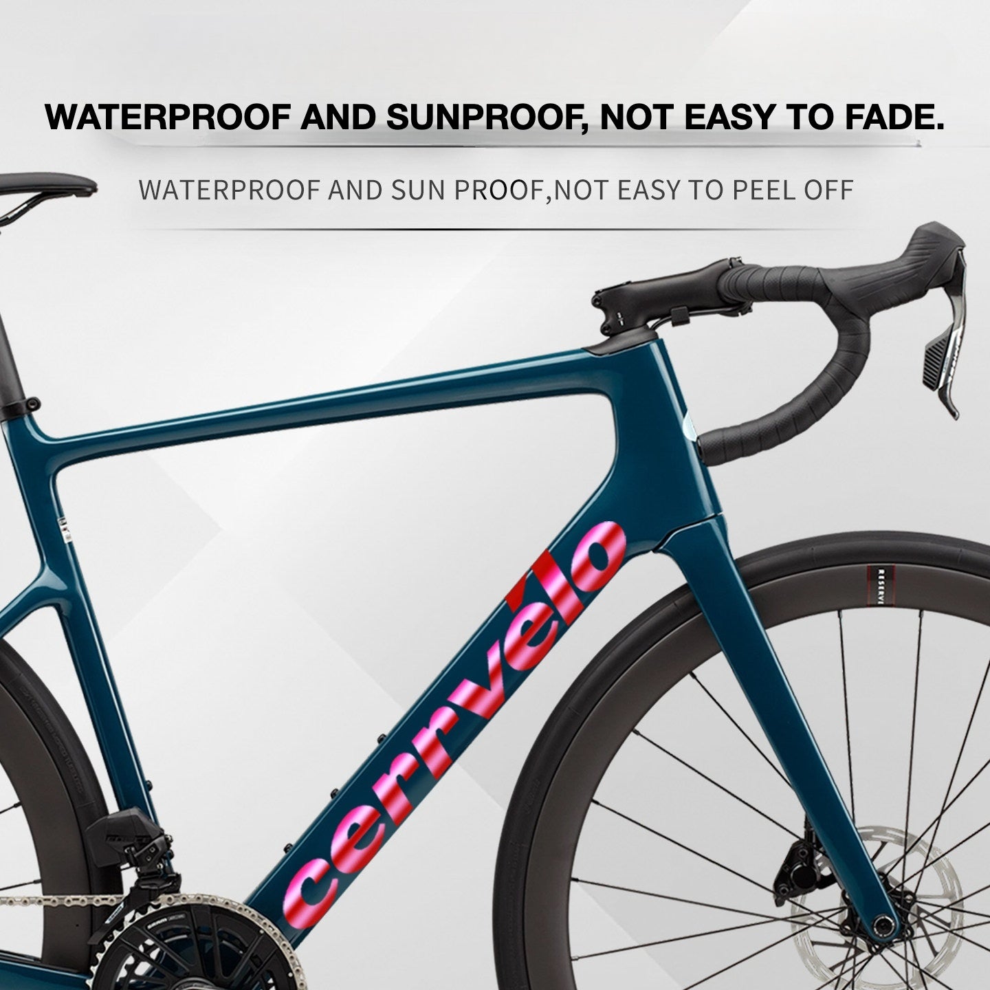 Custom OEM Logo Decals for 2026 Cervélo Caledonia Road Bike Frame | Waterproof Overlay Stickers(Please leave your frame size in the order notes when placing your order.）