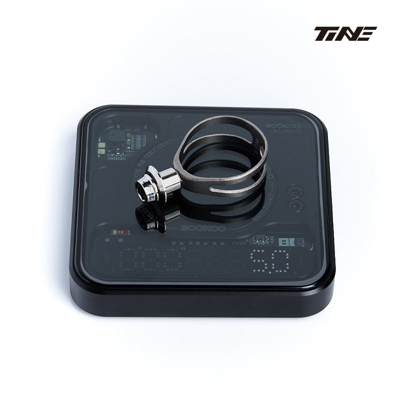 TINE Ultra-Light CNC Titanium Shifter Clamp Ring – Compatible with Shimano, SRAM 12S, Campagnolo 6.8 g per pair