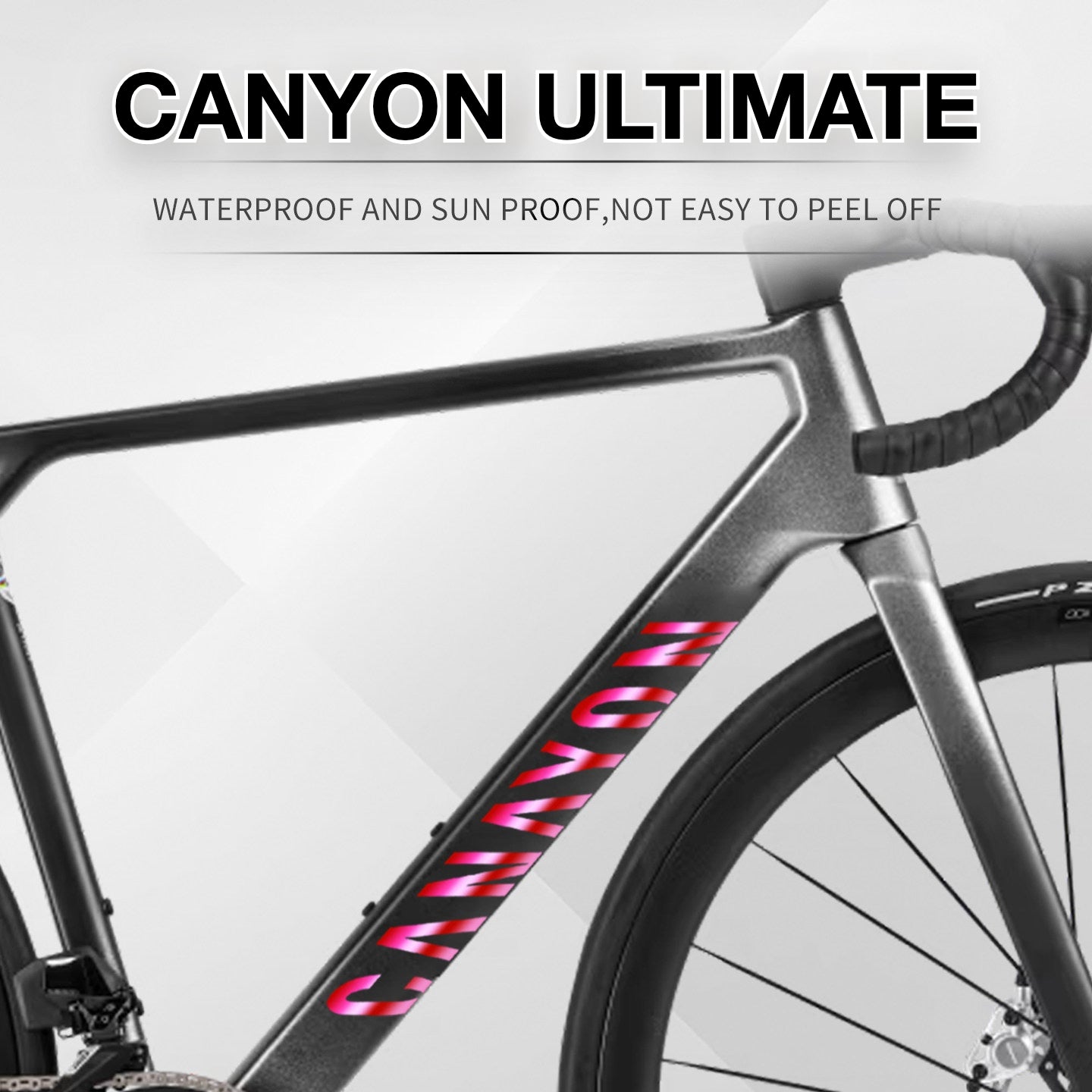 Canyon Ultimate Frame Decal Sticker Kit – Logo Cover & Color Change