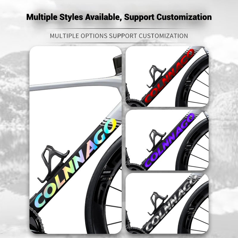 Colnago V5RS Logo Decal Set (2× Downtube + 1× Headtube)｜Custom Frame Color Change Stickers｜35+ Colors