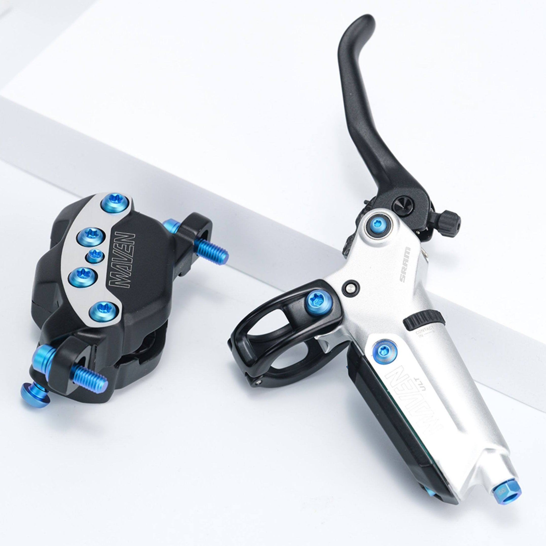 S-PARTS Titanium Bolt Upgrade Kit for SRAM MAVEN Brakes | CNC Precision | Lightweight | Full Color Options