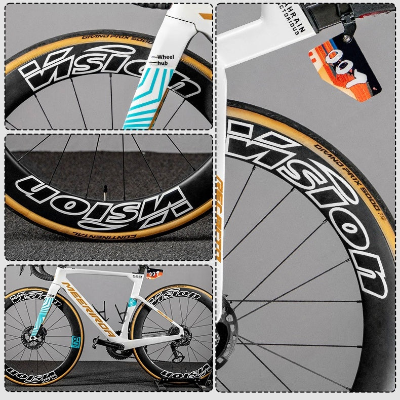VISION METRON SL60 / SL45 Rim Decal Kit – 1-Wheel Set + 1 Spare Strip (Order 2 for Full Bike)