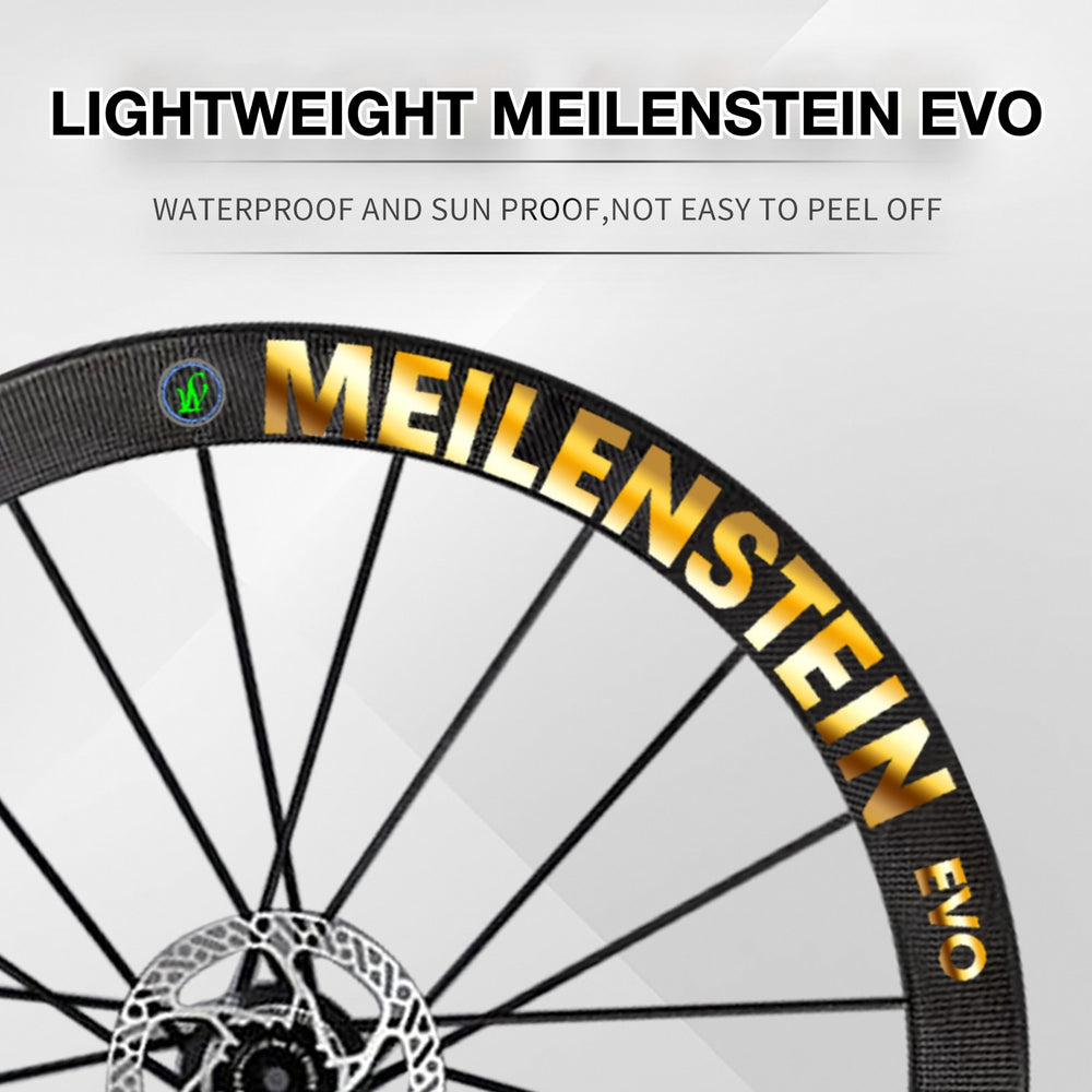 Notes Sticker Logo Lightweight MEILENSTEIN EVO Wheel Decals Sticker Kit