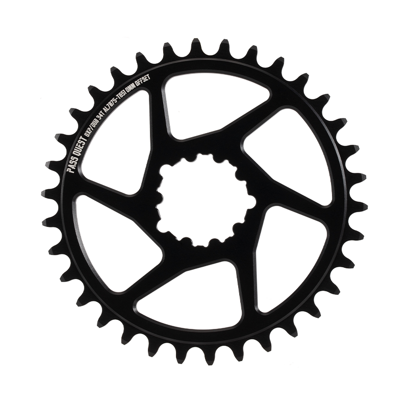 PASS QUEST Dirt Jump Single-Speed Chainring | 104BCD / SRAM 3-Bolt Direct Mount