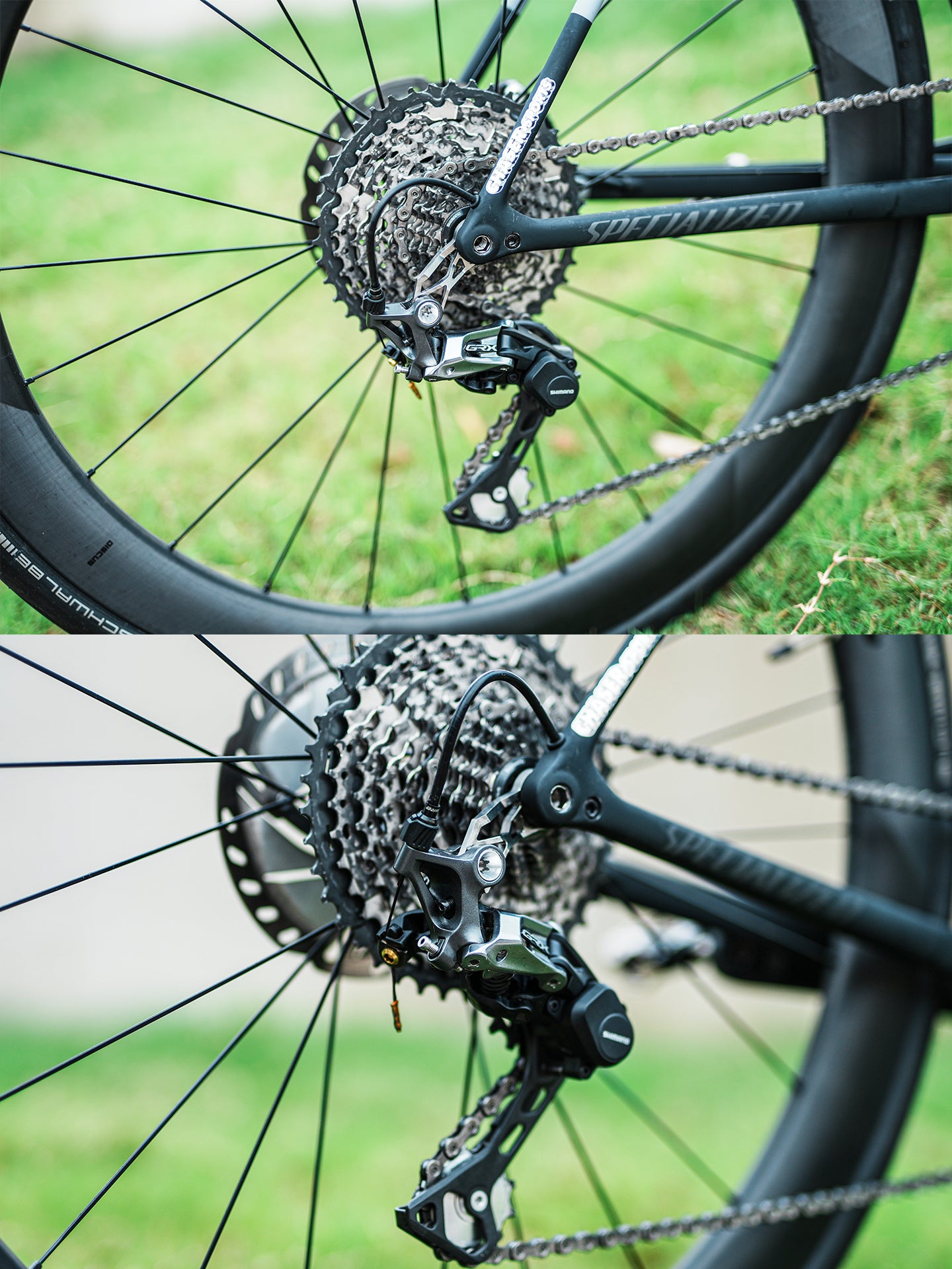 Chaser X Specialized Direct-Mount Rear Derailleur Hanger | TC4 Titanium CNC | Fits Aethos / Tarmac / CruX / Diverge / Roubaix / Shiv TT Disc Brake Frames (Shimano Only, Not Compatible with Allez)