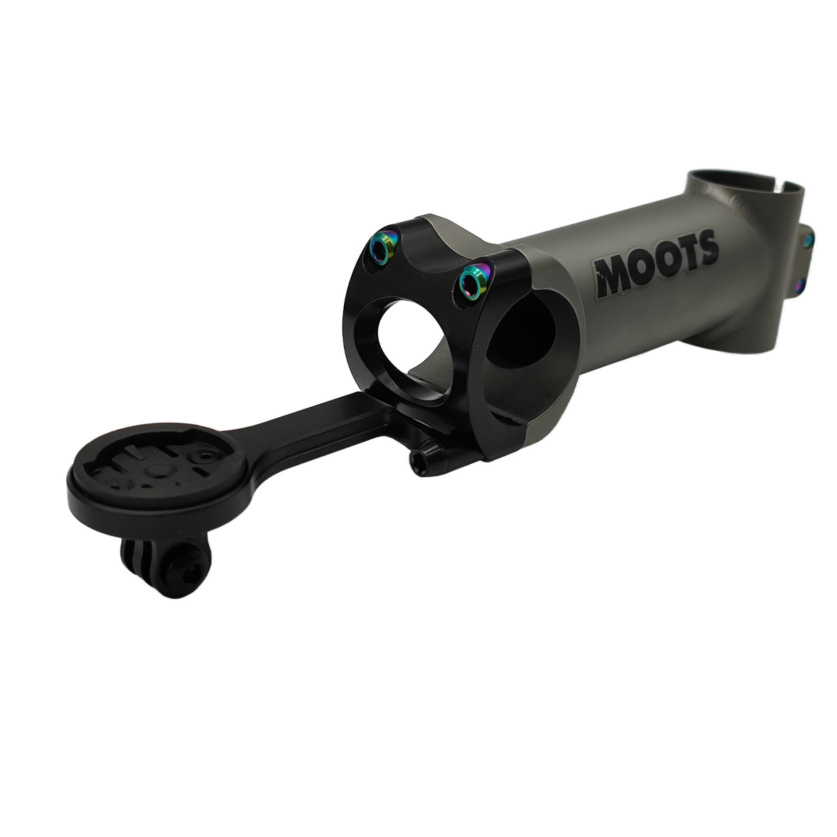 NIUJU Computer Mount for MOOTS Road Bike Stem | CNC Garmin Wahoo Extension Mount