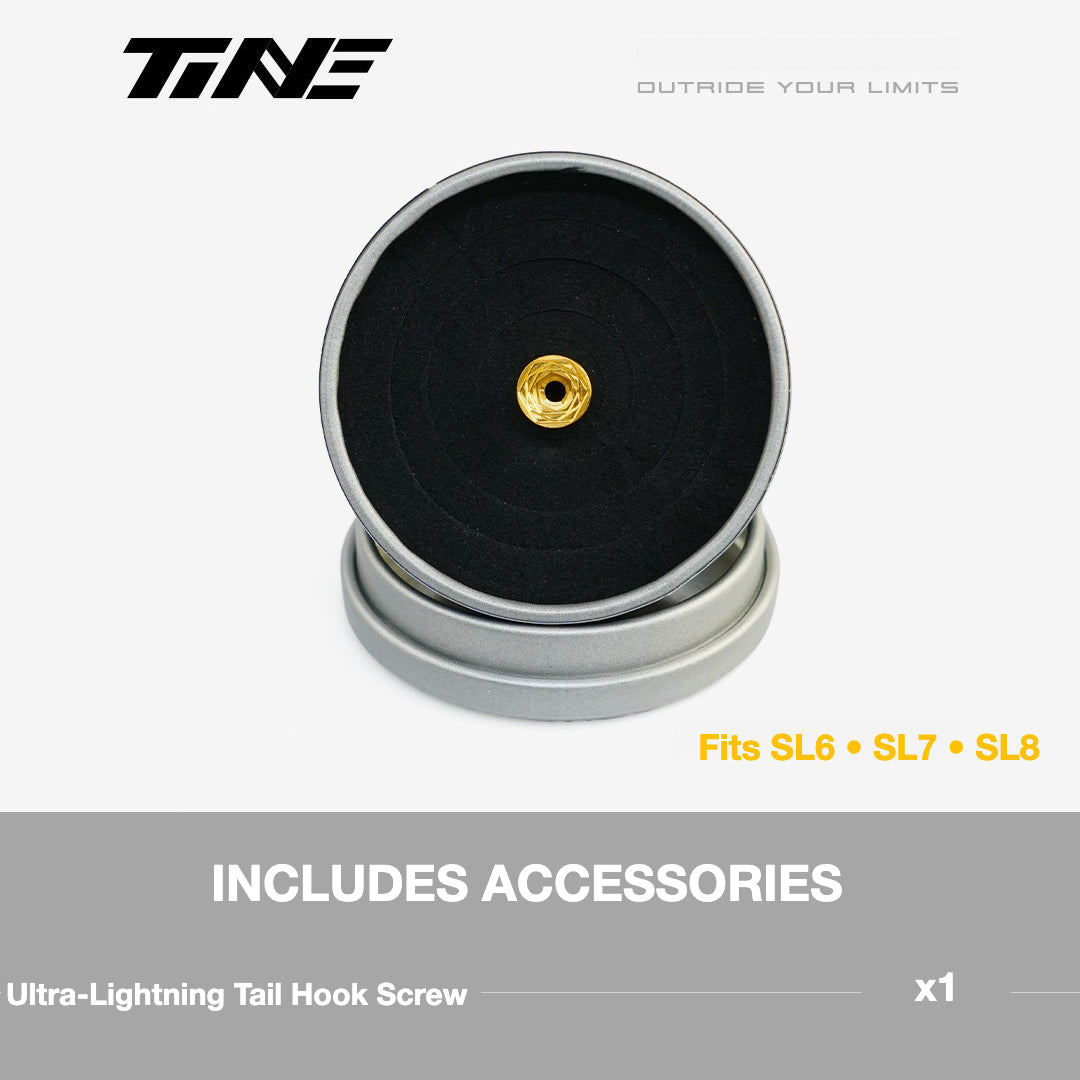 TiNE Ultra-Light Titanium Rear Derailleur Hanger Bolts for Specialized Tarmac SL6 SL7 SL8 | 0.9g