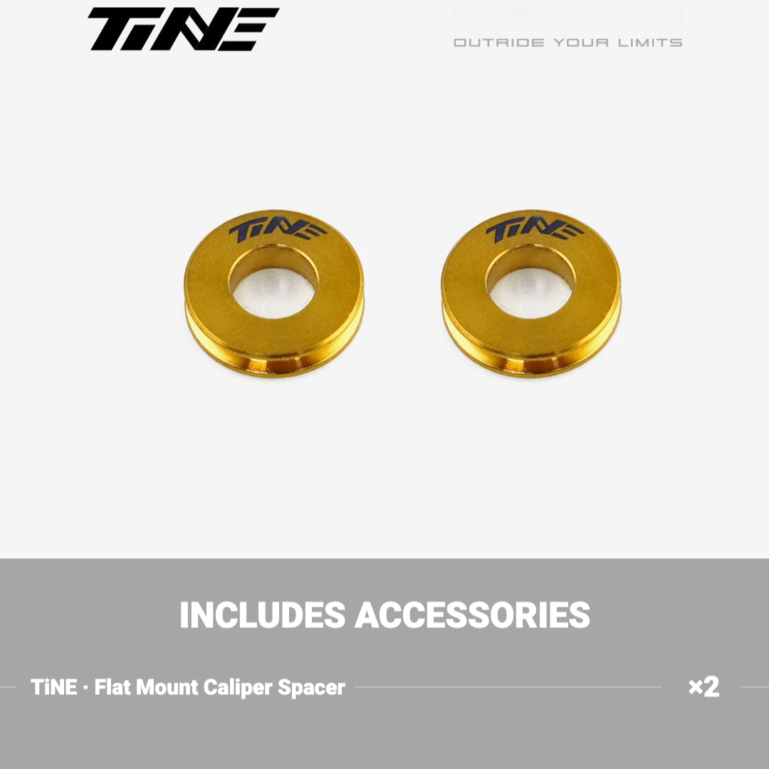 TiNE Ultra-Light Flat Mount Brake Caliper Spacer for Road Bikes