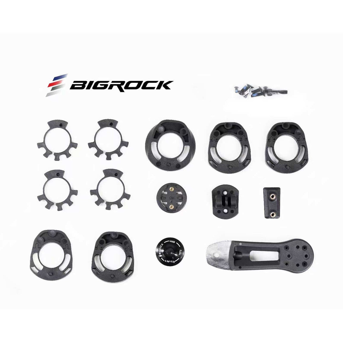 BIGROCK Full Internal Cable Routing Carbon Fiber Integrated MTB Handlebar