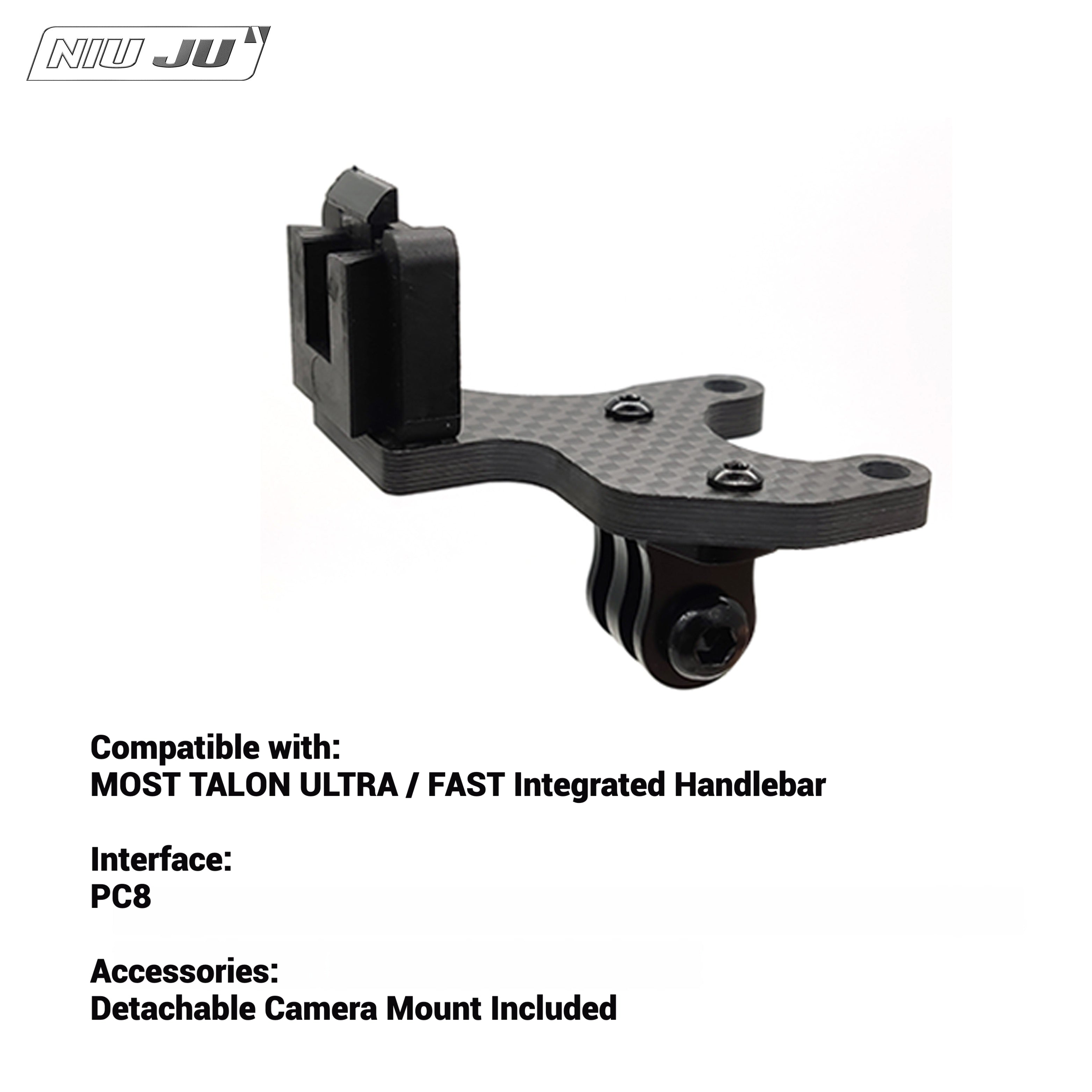 Computer Mount for MOST Pinarello Handlebars — Talon Ultra Fast / Talon Ultra Light / Tiger Alu Aero / Tiger Ultra Aero Compatible