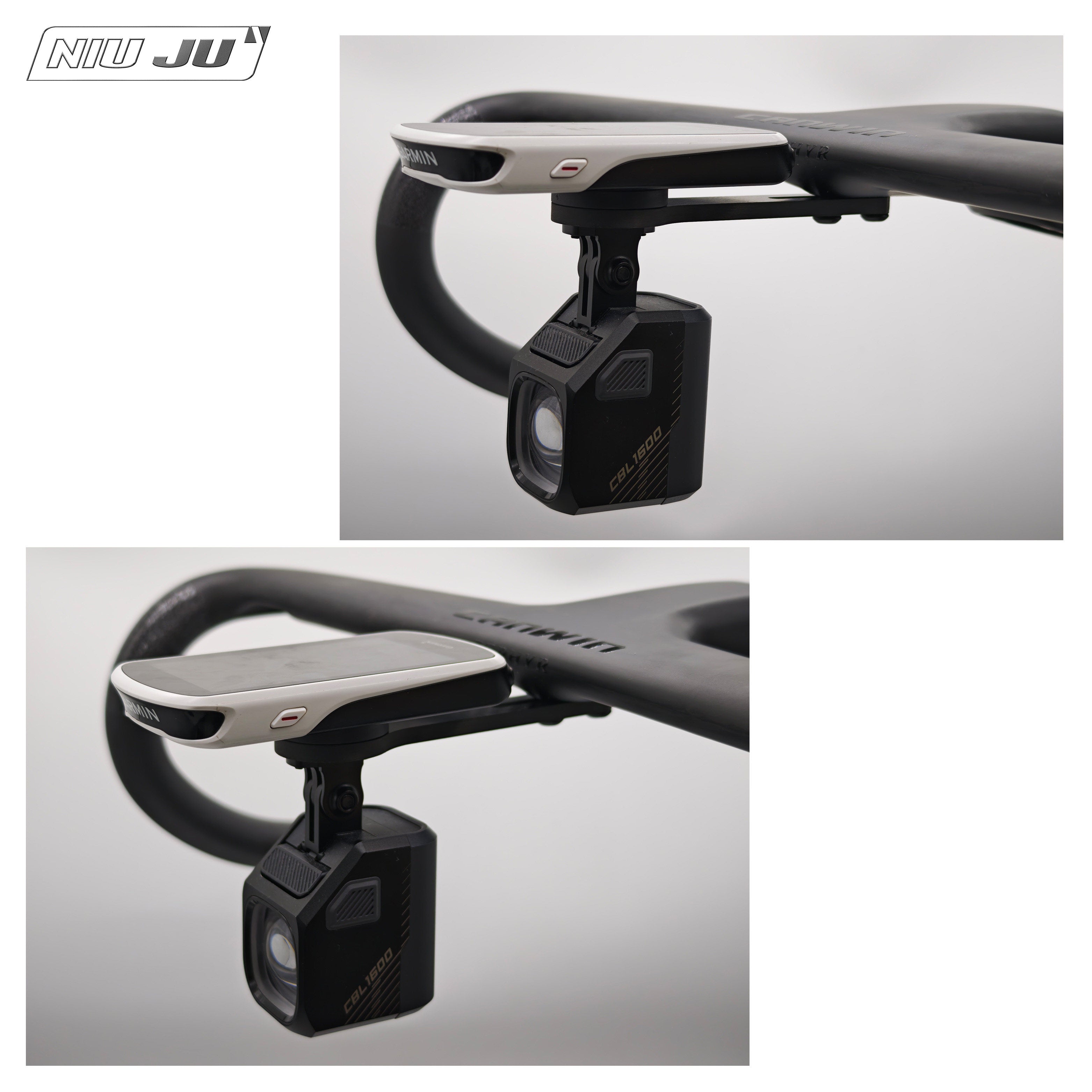 NIUJU Computer Mount for QUICK PRO CANWIN ZEPHYR SSL Carbon Fiber / Aluminum Alloy