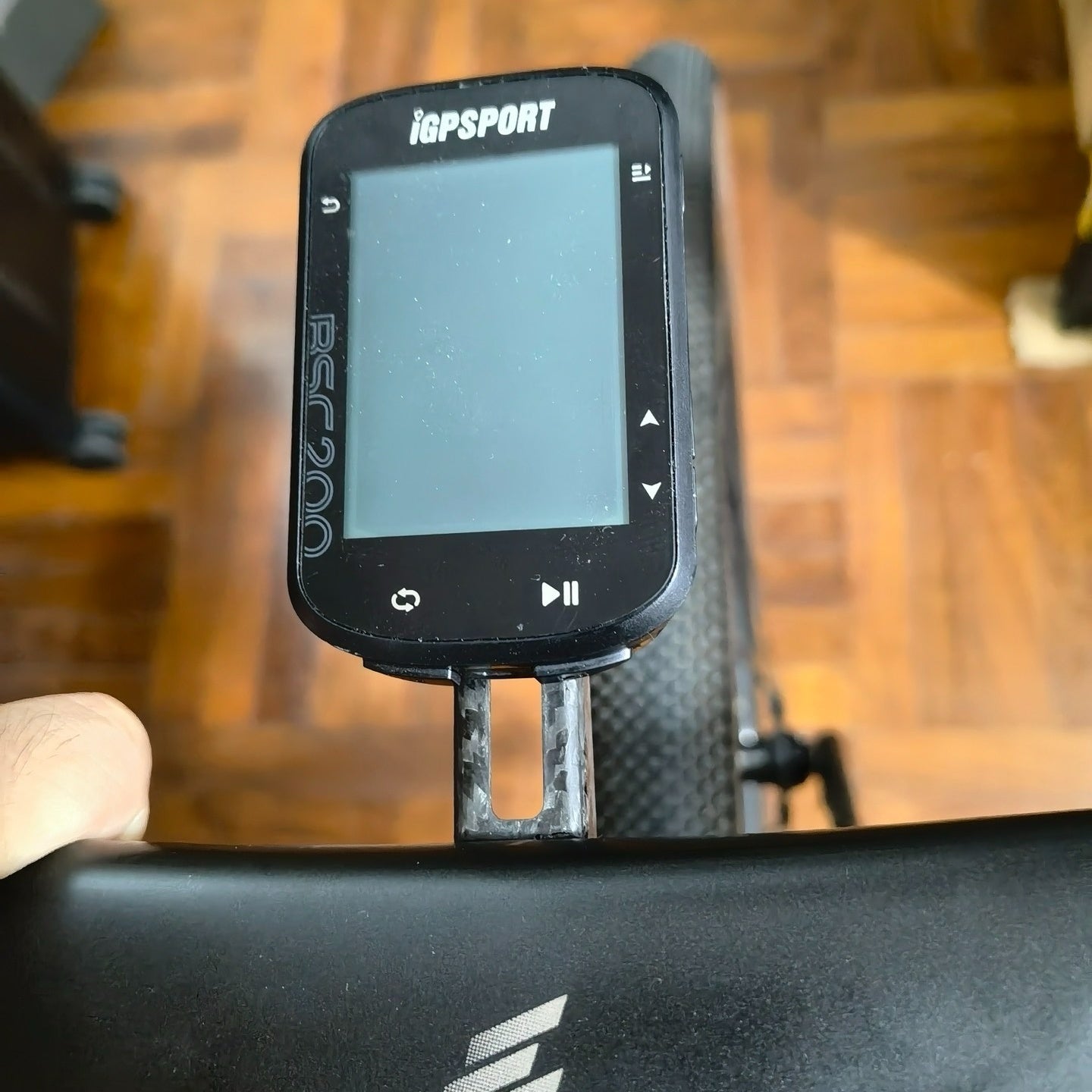 Ultralight Carbon Computer Mount for Bigrock V2 Integrated Handlebar｜10g｜Garmin/Wahoo/Bryton Compatible