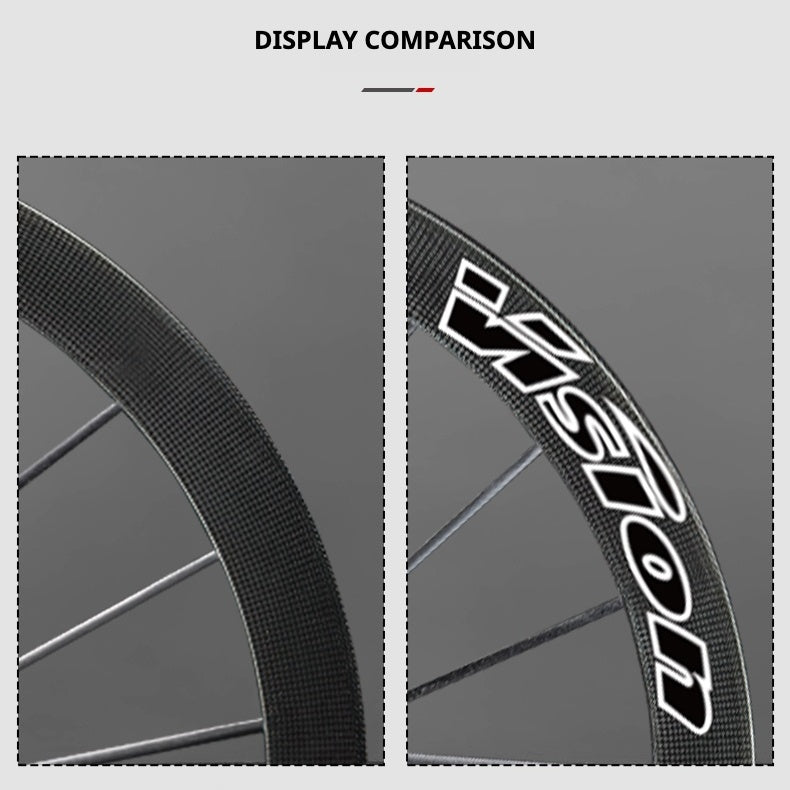 VISION METRON SL60 / SL45 Rim Decal Kit – 1-Wheel Set + 1 Spare Strip (Order 2 for Full Bike)