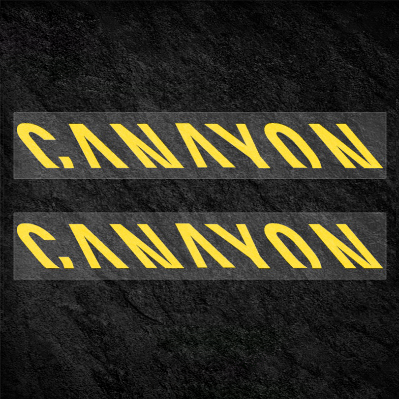 Road Bike Frame Decal Kit | Down Tube Decals ×2 + Integrated Handlebar Decal | Compatible with Canyon Aeroad CFR / CF SLX / CF SLX 8