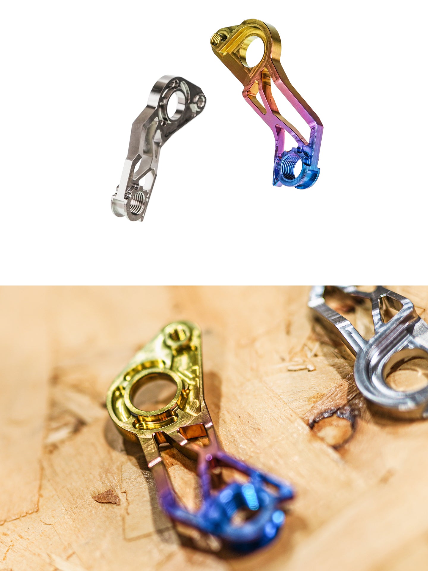 Chaser X Specialized Direct-Mount Rear Derailleur Hanger | TC4 Titanium CNC | Fits Aethos / Tarmac / CruX / Diverge / Roubaix / Shiv TT Disc Brake Frames (Shimano Only, Not Compatible with Allez)