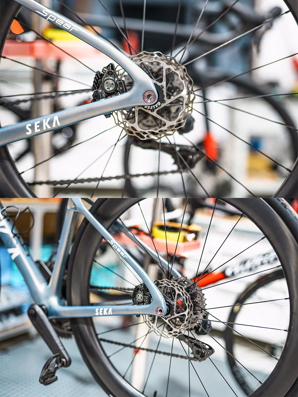 Chaser Ultralight Titanium Thru Axle Set | For SEKA Spear & Exceed Road Bikes (34g)