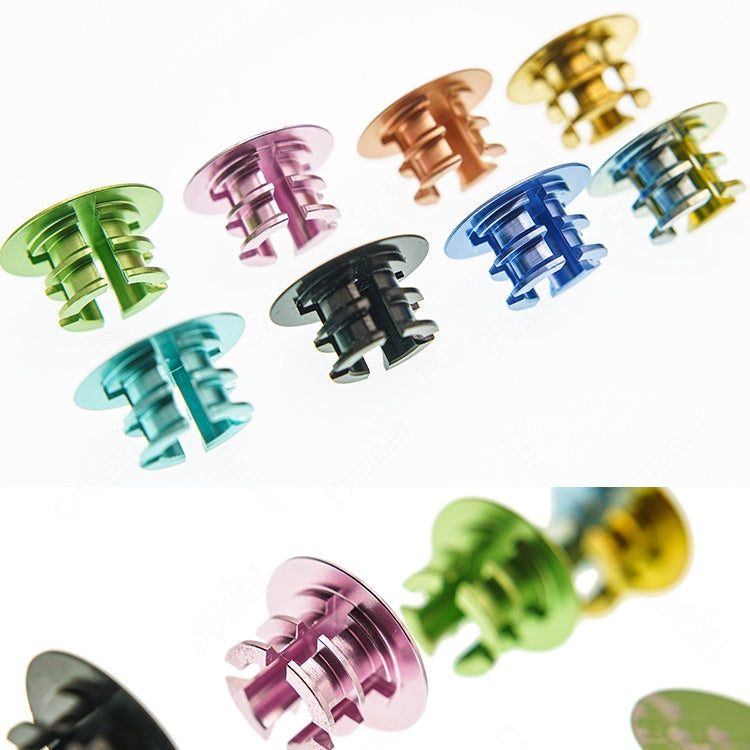 Ultra-Light CNC Aluminum Titanium Handlebar Bar End Plugs | 4.2g Road MTB Folding Bike Compatible