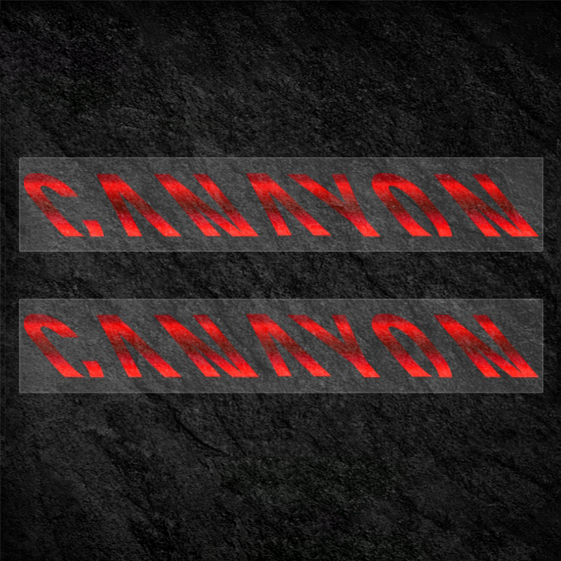 Road Bike Frame Decal Kit | Down Tube Decals ×2 + Integrated Handlebar Decal | Compatible with Canyon Aeroad CFR / CF SLX / CF SLX 8