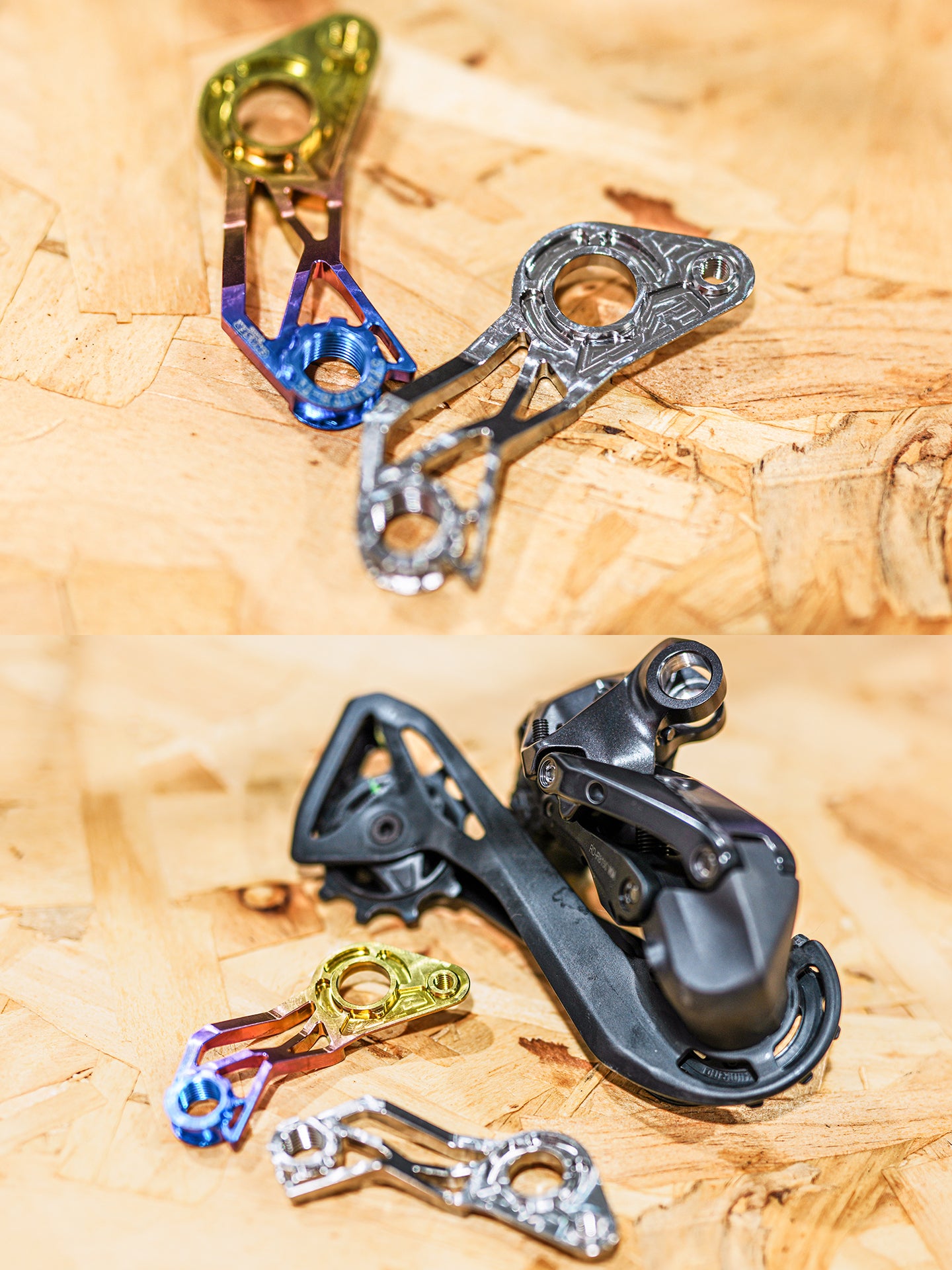 Chaser X Specialized Direct-Mount Rear Derailleur Hanger | TC4 Titanium CNC | Fits Aethos / Tarmac / CruX / Diverge / Roubaix / Shiv TT Disc Brake Frames (Shimano Only, Not Compatible with Allez)
