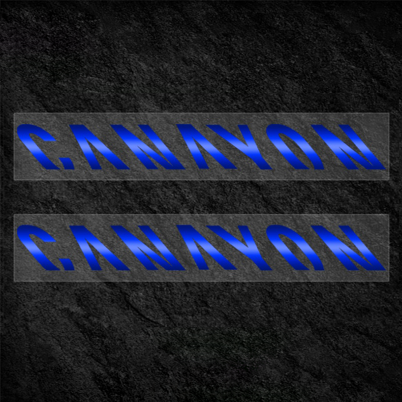 Road Bike Frame Decal Kit | Down Tube Decals ×2 + Integrated Handlebar Decal | Compatible with Canyon Aeroad CFR / CF SLX / CF SLX 8