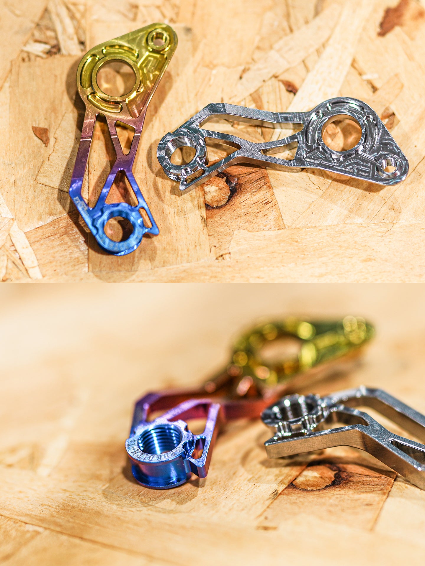 Chaser X Specialized Direct-Mount Rear Derailleur Hanger | TC4 Titanium CNC | Fits Aethos / Tarmac / CruX / Diverge / Roubaix / Shiv TT Disc Brake Frames (Shimano Only, Not Compatible with Allez)