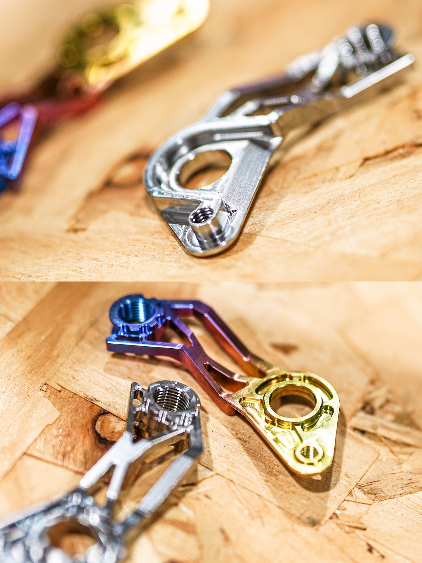 Chaser X Specialized Direct-Mount Rear Derailleur Hanger | TC4 Titanium CNC | Fits Aethos / Tarmac / CruX / Diverge / Roubaix / Shiv TT Disc Brake Frames (Shimano Only, Not Compatible with Allez)