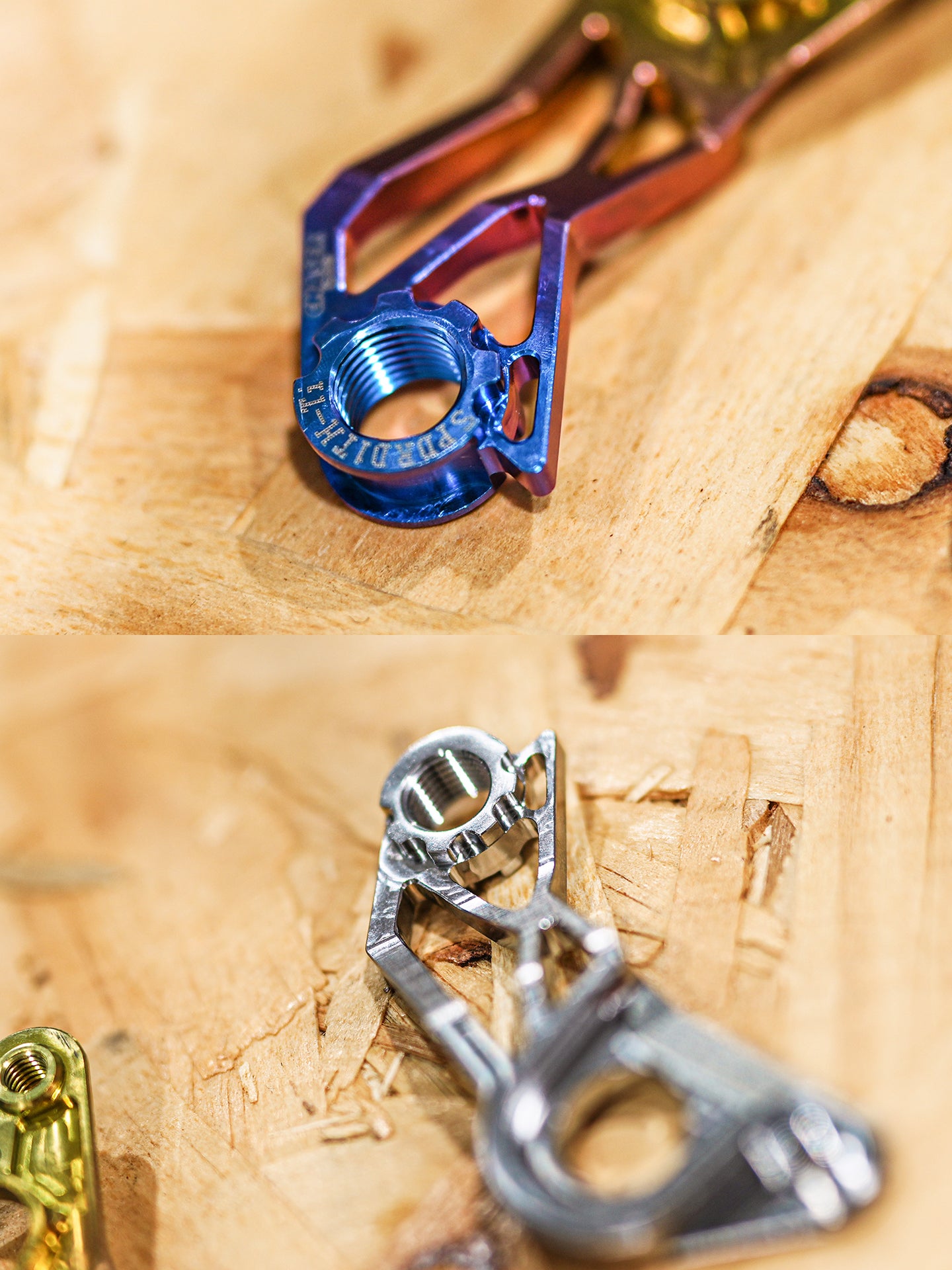 Chaser X Specialized Direct-Mount Rear Derailleur Hanger | TC4 Titanium CNC | Fits Aethos / Tarmac / CruX / Diverge / Roubaix / Shiv TT Disc Brake Frames (Shimano Only, Not Compatible with Allez)