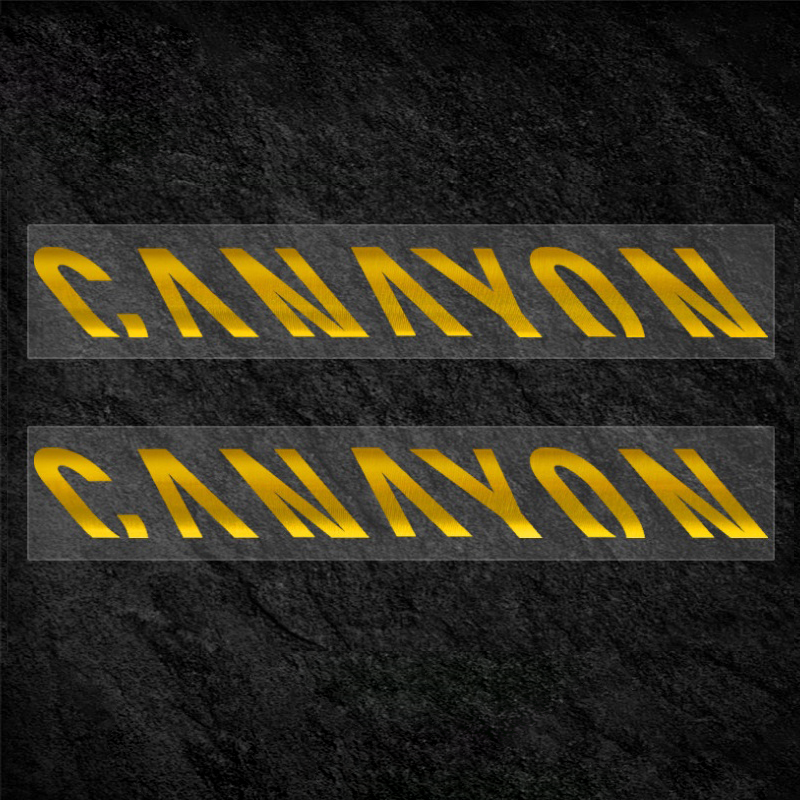 Road Bike Frame Decal Kit | Down Tube Decals ×2 + Integrated Handlebar Decal | Compatible with Canyon Aeroad CFR / CF SLX / CF SLX 8