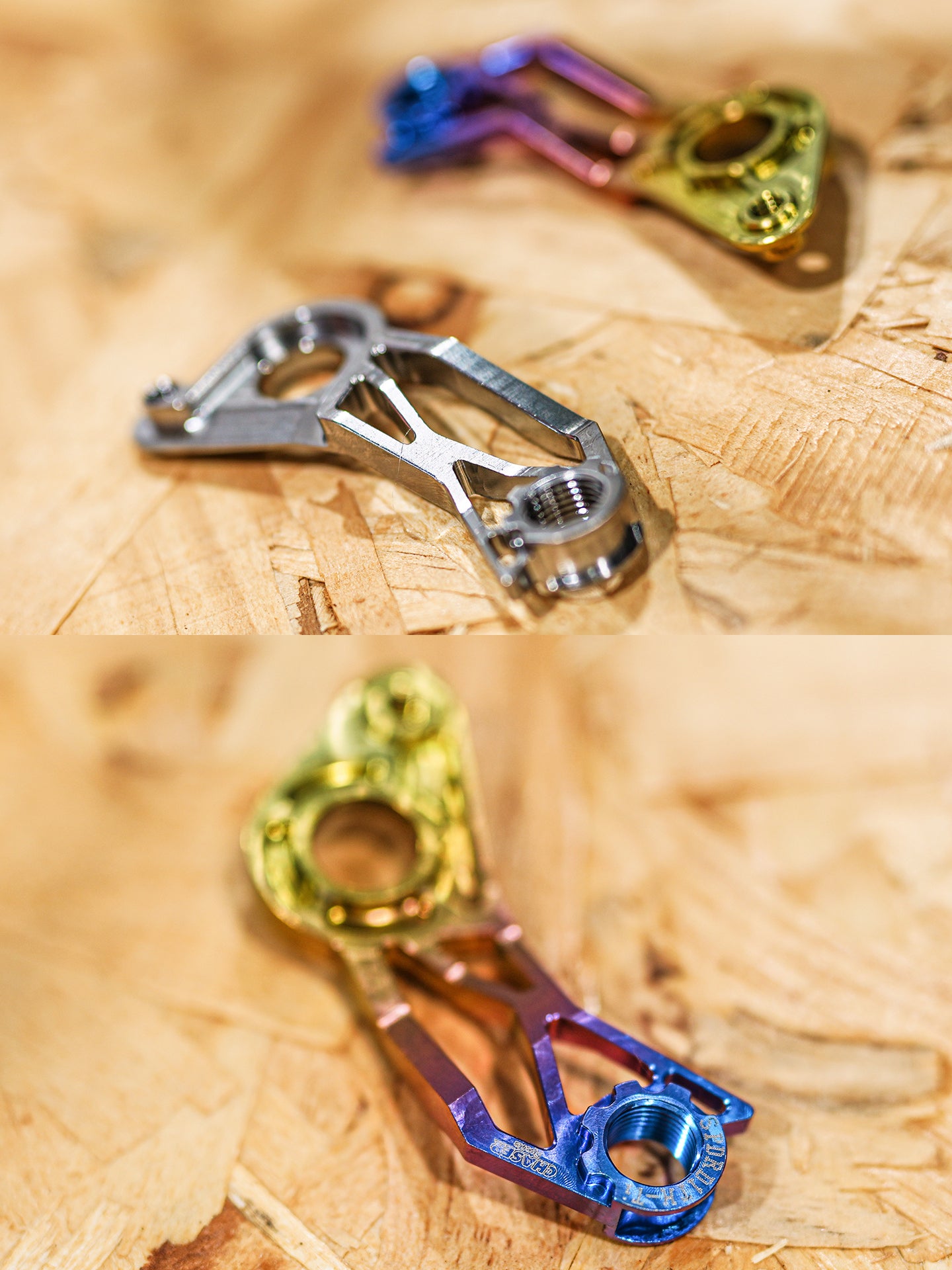 Chaser X Specialized Direct-Mount Rear Derailleur Hanger | TC4 Titanium CNC | Fits Aethos / Tarmac / CruX / Diverge / Roubaix / Shiv TT Disc Brake Frames (Shimano Only, Not Compatible with Allez)