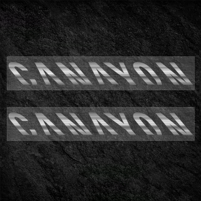 Road Bike Frame Decal Kit | Down Tube Decals ×2 + Integrated Handlebar Decal | Compatible with Canyon Aeroad CFR / CF SLX / CF SLX 8