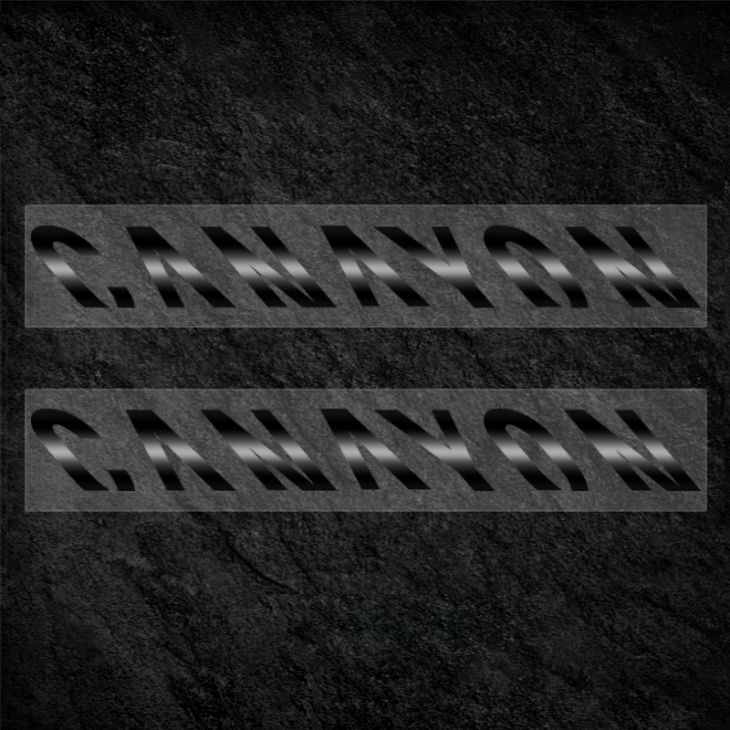 Road Bike Frame Decal Kit | Down Tube Decals ×2 + Integrated Handlebar Decal | Compatible with Canyon Aeroad CFR / CF SLX / CF SLX 8