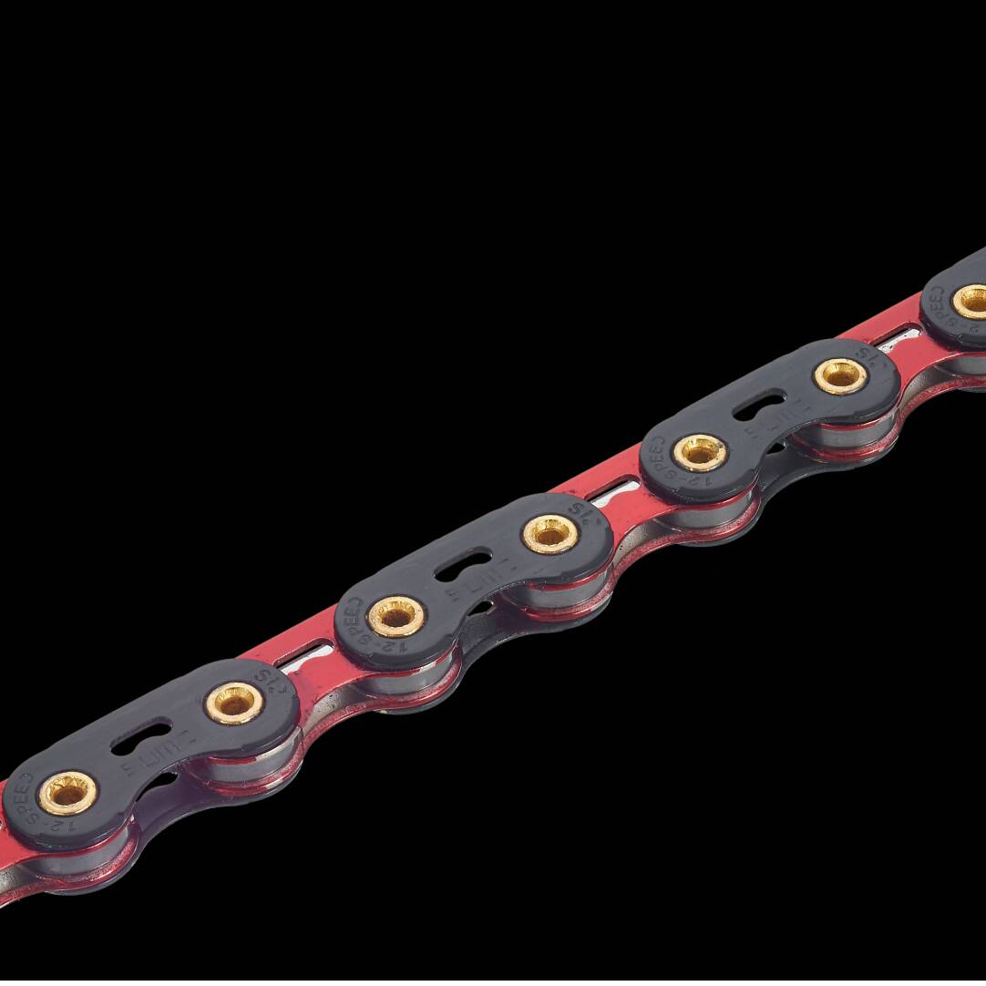 SUMC S12SLPRO 12-Speed Hollow Crescent Chain – Dual-Color Design, Compatible with Shimano 12s