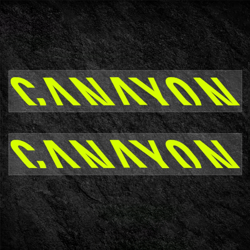 Road Bike Frame Decal Kit | Down Tube Decals ×2 + Integrated Handlebar Decal | Compatible with Canyon Aeroad CFR / CF SLX / CF SLX 8