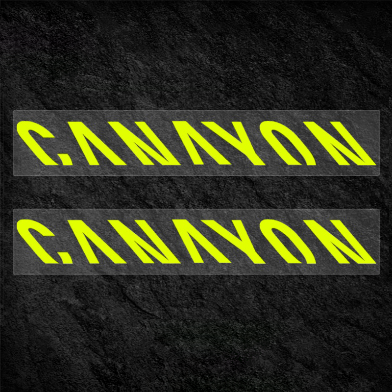 Road Bike Frame Decal Kit | Down Tube Decals ×2 + Integrated Handlebar Decal | Compatible with Canyon Aeroad CFR / CF SLX / CF SLX 8