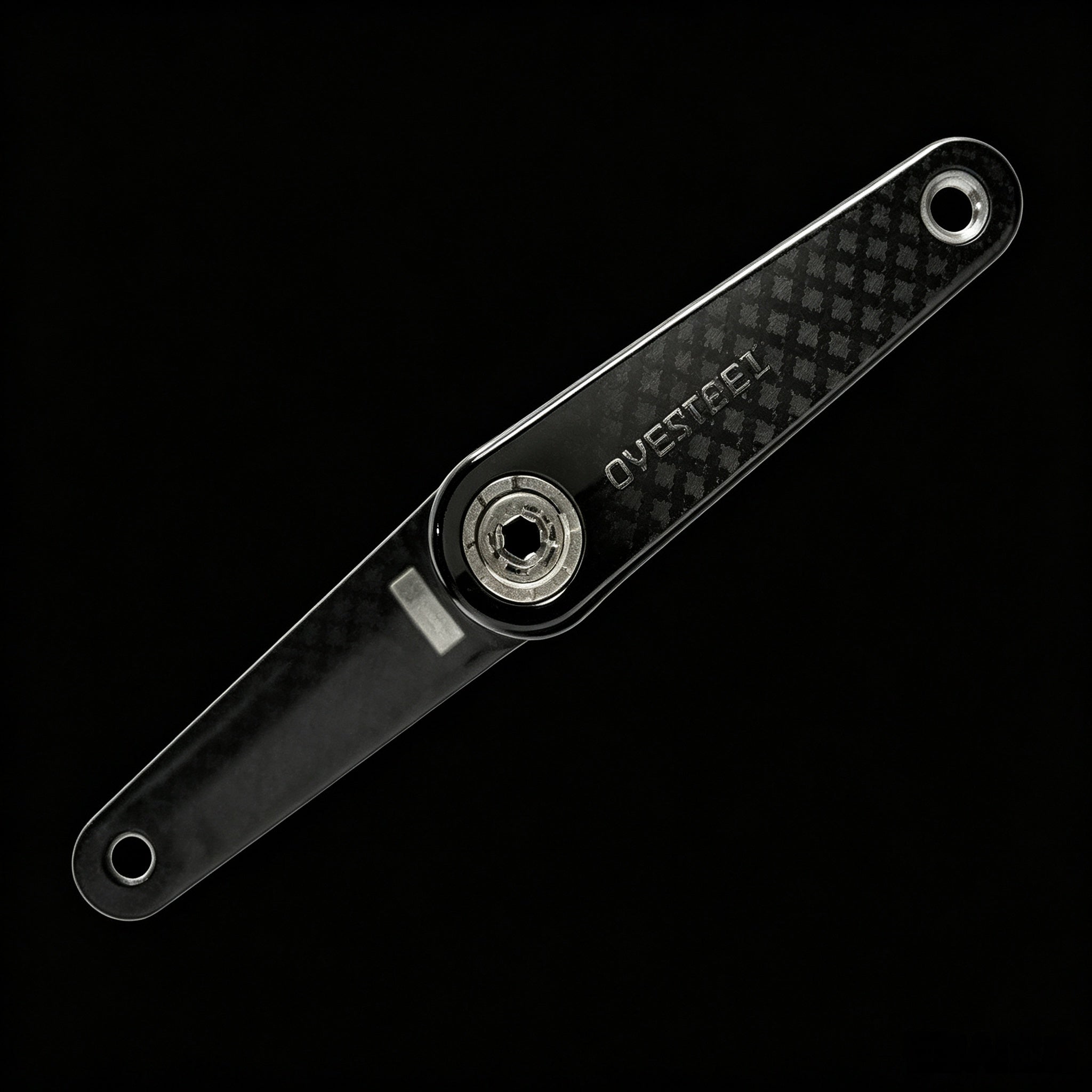 OVERFAST VELA Ti24 GR Carbon Crankset for Gravel Bikes | Ultra-Light Gravel Race Crankset