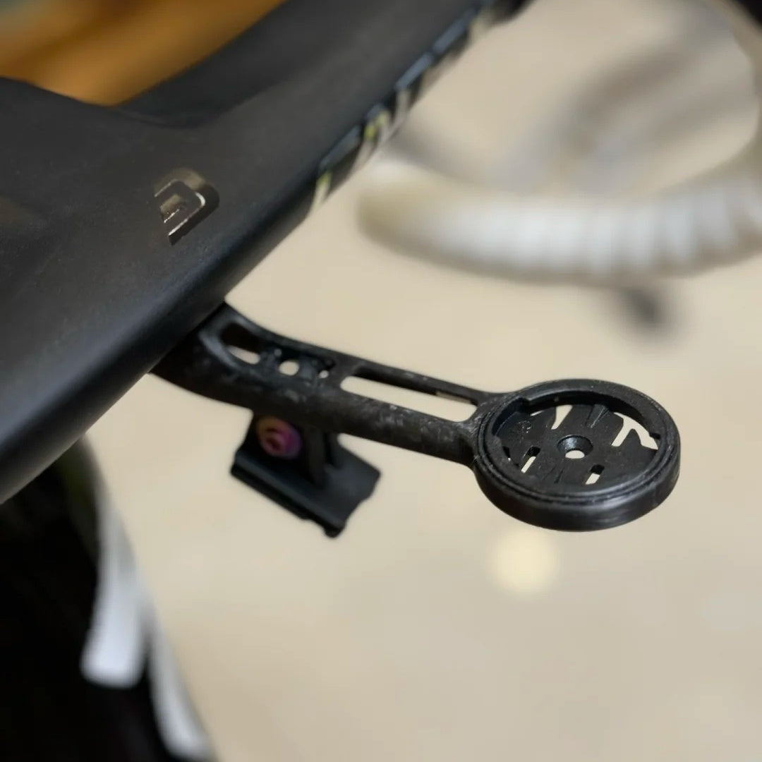 Giant Cadex Carbon Computer Mount | Ultralight 10.6g | For Aero, Race & Contact SLR Integrated Handlebars