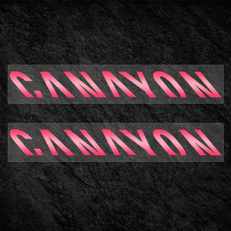 Road Bike Frame Decal Kit | Down Tube Decals ×2 + Integrated Handlebar Decal | Compatible with Canyon Aeroad CFR / CF SLX / CF SLX 8